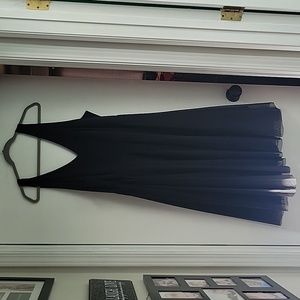 Torrid Black Skater Dress w/netting overlay